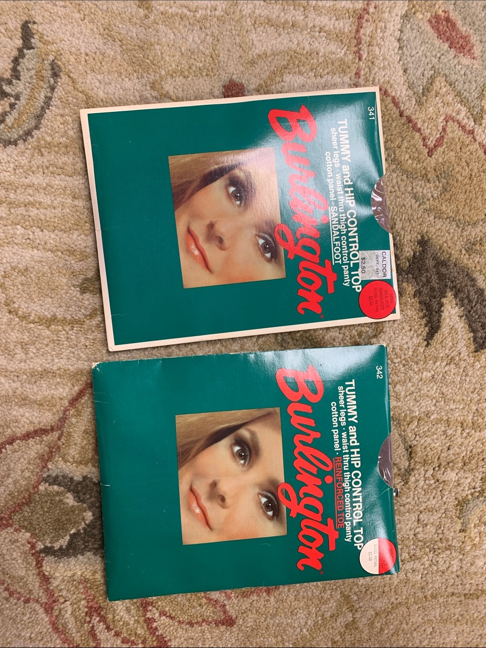 Vintage Burlington Sheer Legs